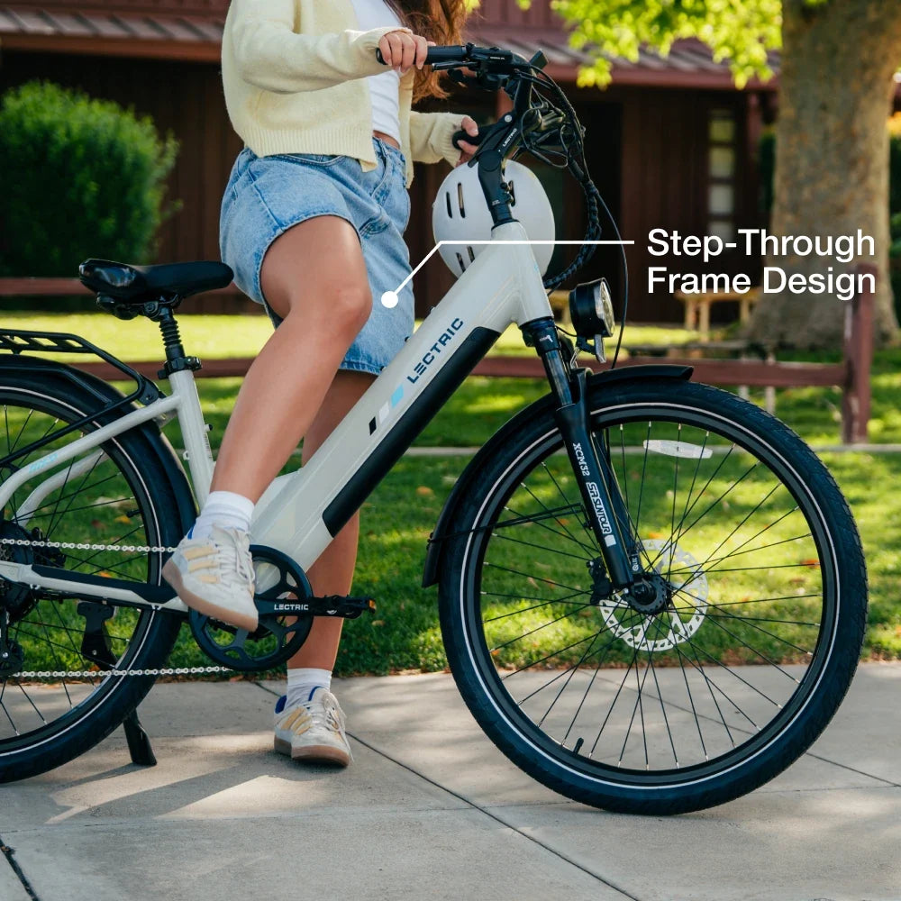 XPress2 Stratus White Cruiser eBike