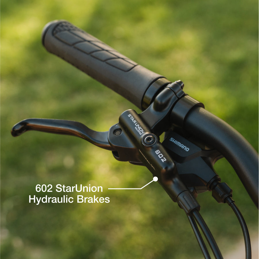 XP4 750 Step-Thru Stratus White + FREE LevelUp Rack, Suspension Seat Post, Elite Headlight, Bike Lock, Phone Mount ($365 Value)