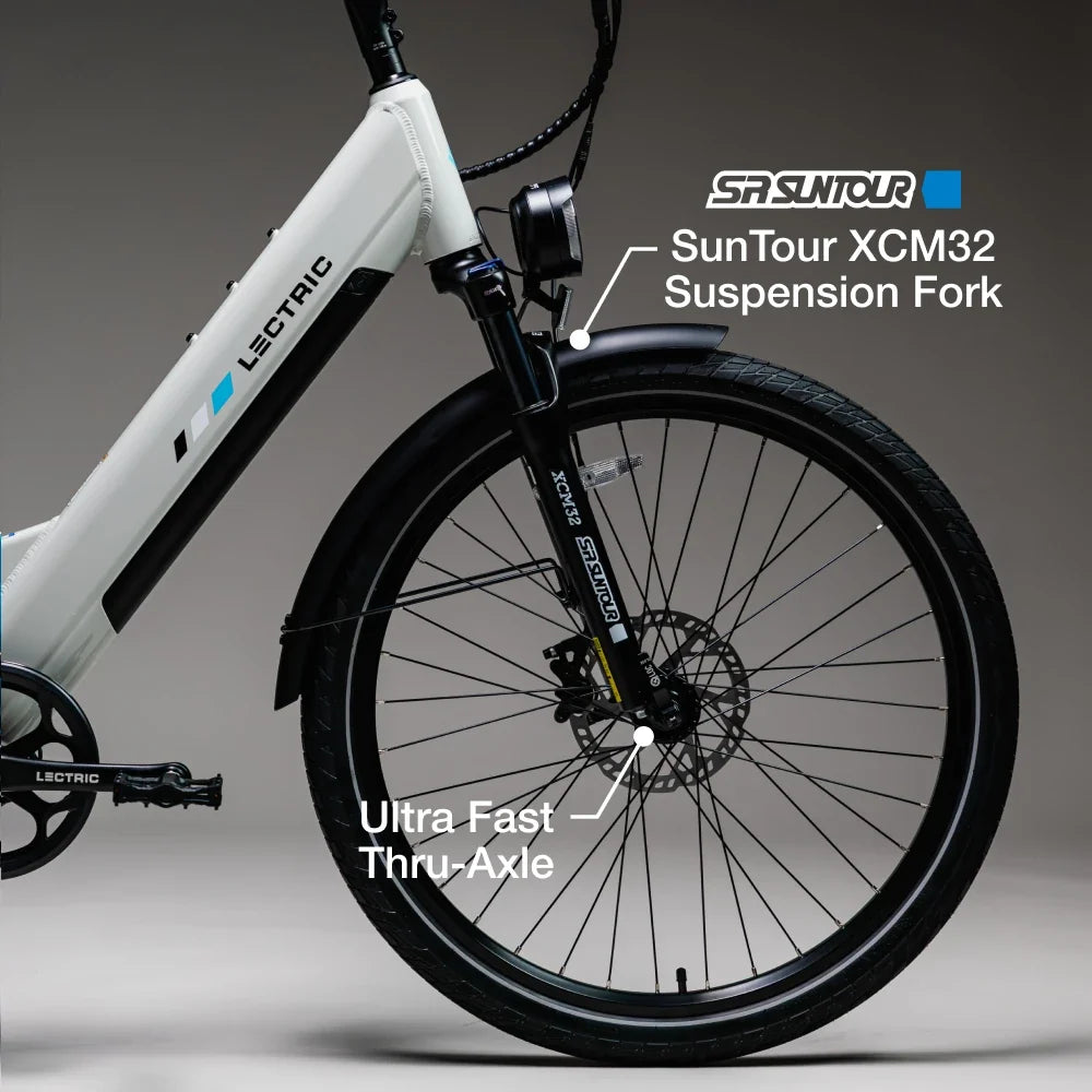 XPress2 Stratus White Cruiser eBike