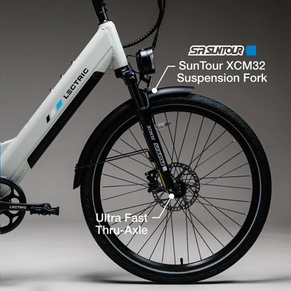 XPress2 Stratus White Cruiser eBike