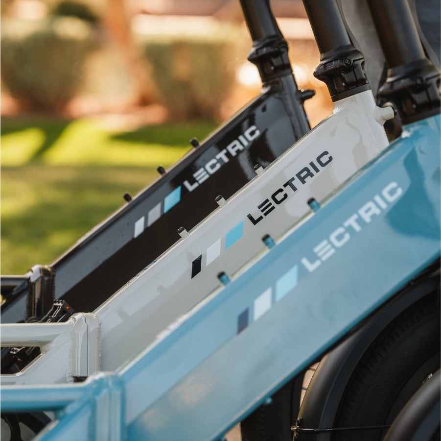 XP4 750 Step-Thru Raindrop Blue + FREE LevelUp Rack, Bike Lock, Phone Mount, Elite Headlight, Suspension Seat Post ($505 Value) [CA]