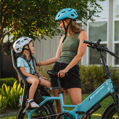 XP4 750 Step-Thru Raindrop Blue + FREE LevelUp Rack, Bike Lock, Phone Mount, Elite Headlight, Suspension Seat Post ($505 Value) [CA]