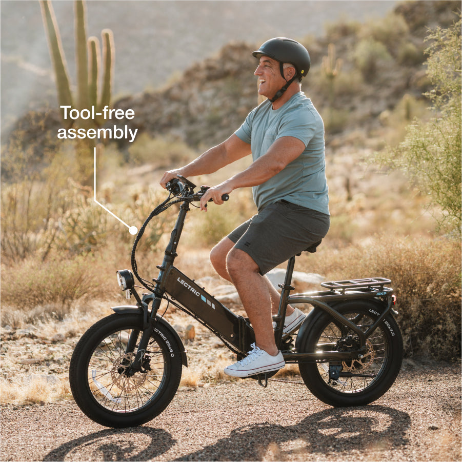 XP4 750 Step-Thru Tempest Grey + FREE LevelUp Rack, Suspension Seat Post, Elite Headlight, Bike Lock, Phone Mount ($365 Value)
