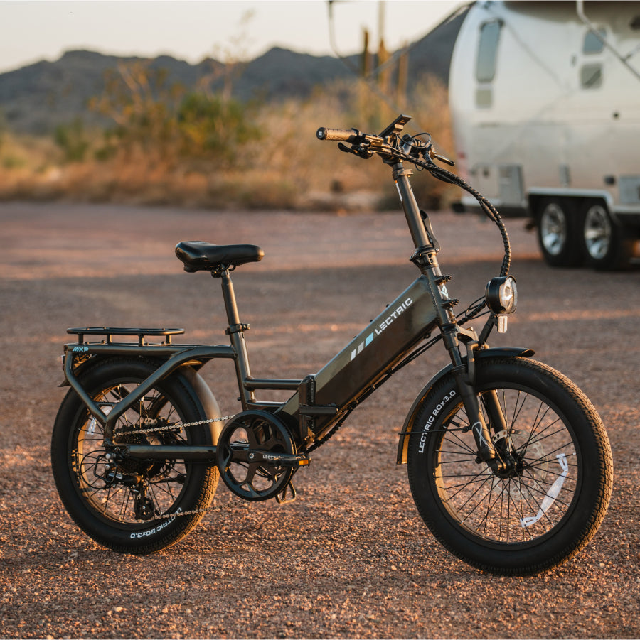 XP4 750 Step-Thru Tempest Grey + FREE LevelUp Rack, Bike Lock, Phone Mount, Elite Headlight, Suspension Seat Post ($505 Value) [CA]