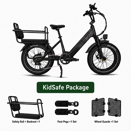 EMOJO Cargo Xplorer e-bike - Matte Black - image 4
