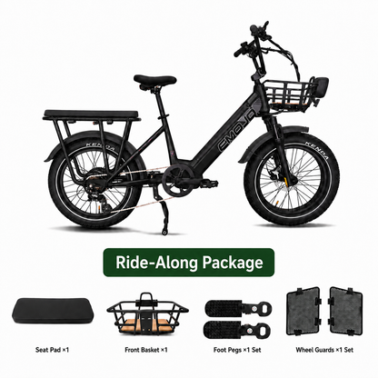 EMOJO Cargo Xplorer e-bike - Matte Black - image 3