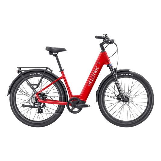Velotric Discover 2 Ebike in Cherry Crimson right-side view