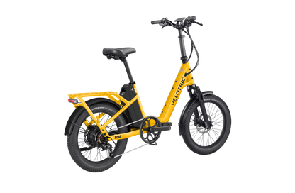 Velotric Fold 1 Plus Ebike in Mango rear view