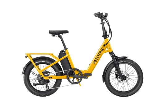 Velotric Fold 1 Plus Ebike in Mango right-side view