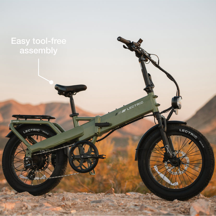 XP4 750 Pine Green + FREE LevelUp Rack, Bike Lock, Phone Mount, Elite Headlight, Suspension Seat Post ($505 Value) [CA]