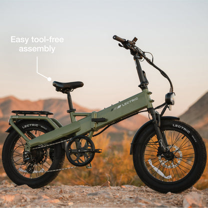 XP4 750 Pine Green + FREE LevelUp Rack, Bike Lock, Phone Mount, Elite Headlight, Suspension Seat Post ($505 Value) [CA]