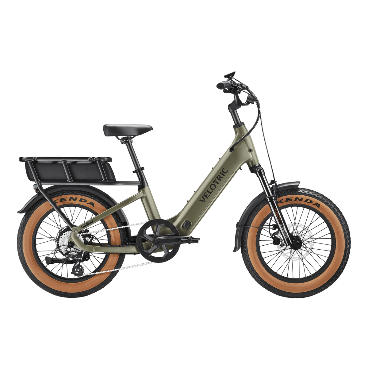 Velotric GoMad Ebike in Sage right-side view