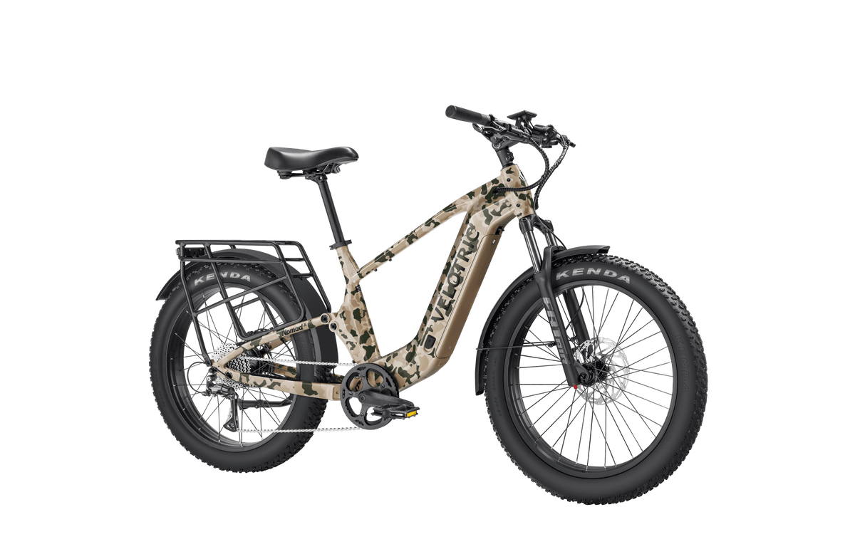 Velotric Nomad 2X Full Suspension Fat Tire Ebike front view
