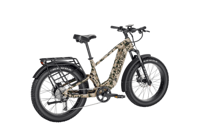 Velotric Nomad 2X Full Suspension Fat Tire Ebike rear view