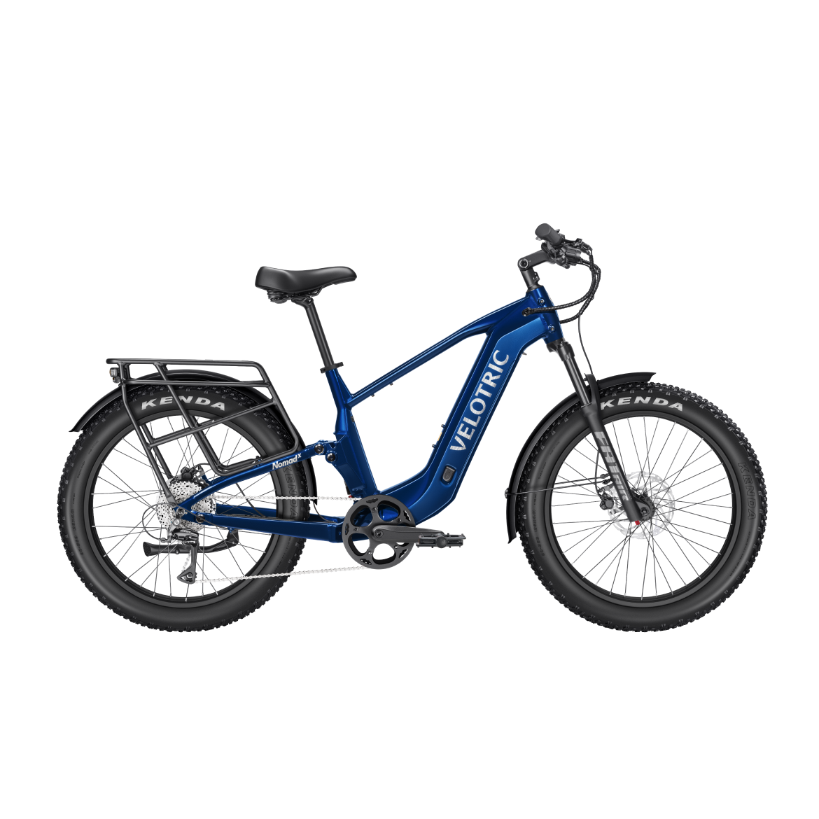 Velotric Nomad 2X Full Suspension Fat Tire Ebike in Royal Blue product image 9