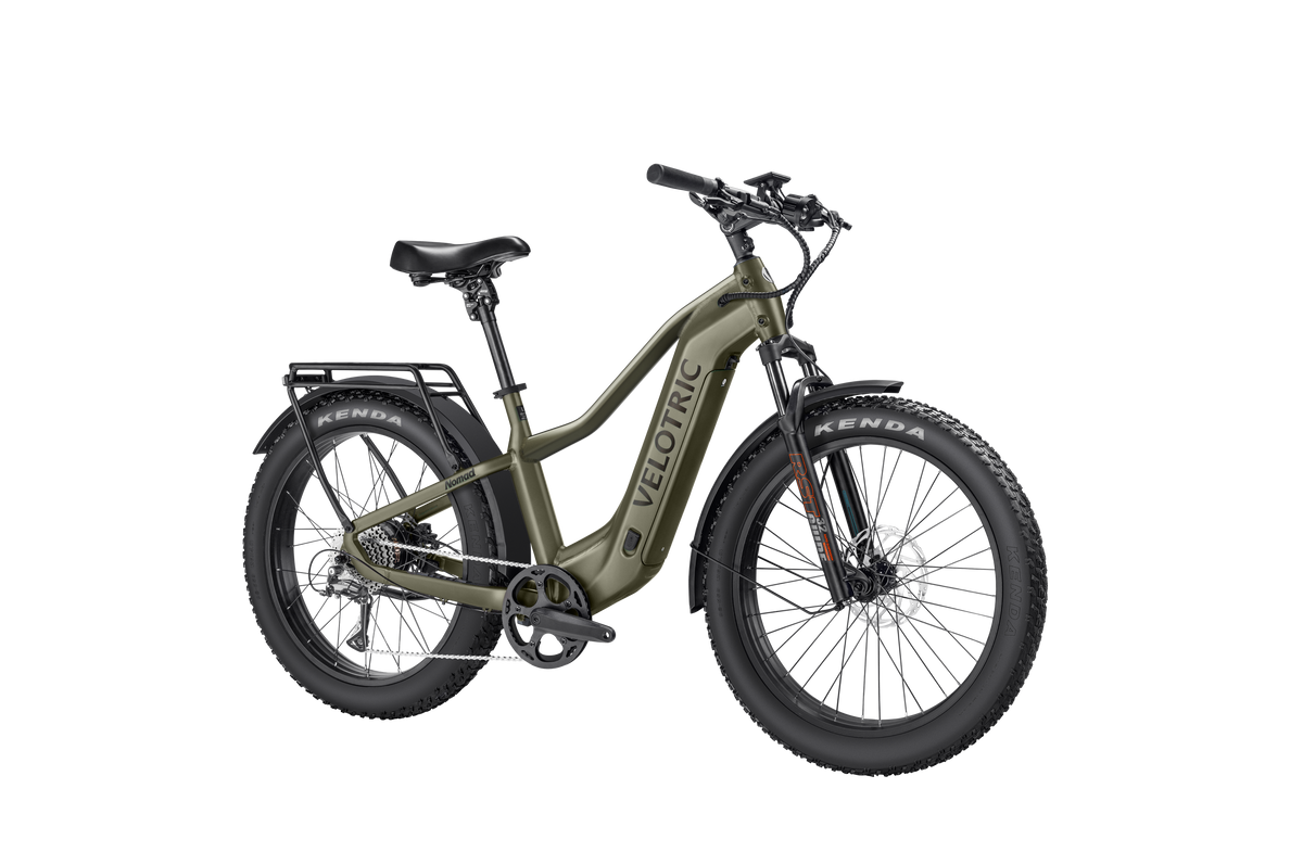 Velotric Nomad 2 Fat Tire Ebike in Sage front view