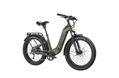 Velotric Nomad 2 Fat Tire Ebike in Olive front view