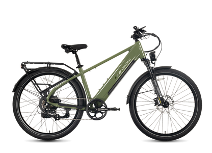 XPress2 Pine Green Commuter + FREE Rear Rack, Fenders, Elite Headlight ($247 Value)