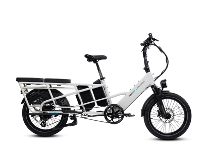 XPedition2 Stratus White Long-Range Dual-Battery eBike