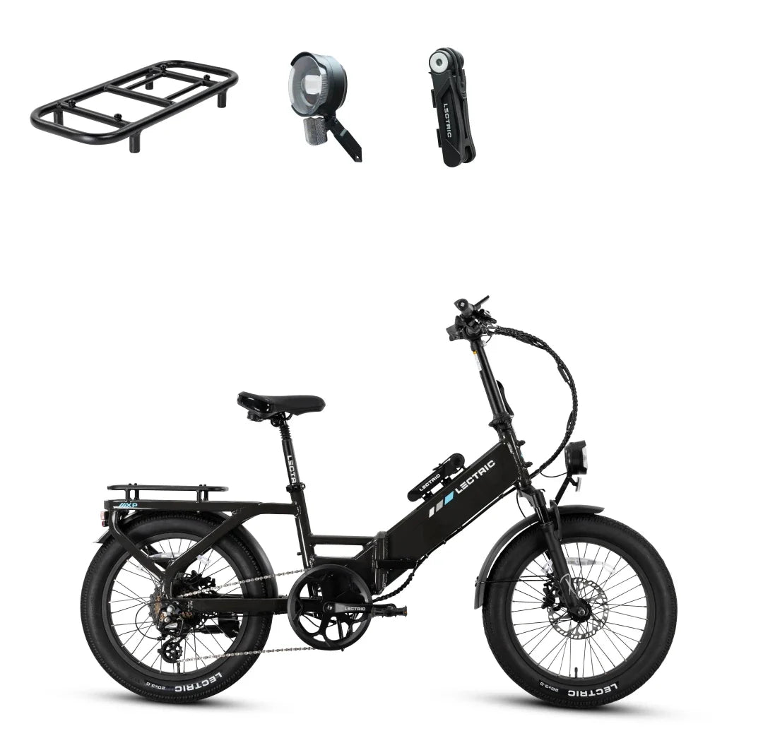 XP4 750 Step-Thru Tempest Grey + FREE LevelUp Rack, Bike Lock, Phone Mount, Elite Headlight, Suspension Seat Post ($505 Value) [CA]