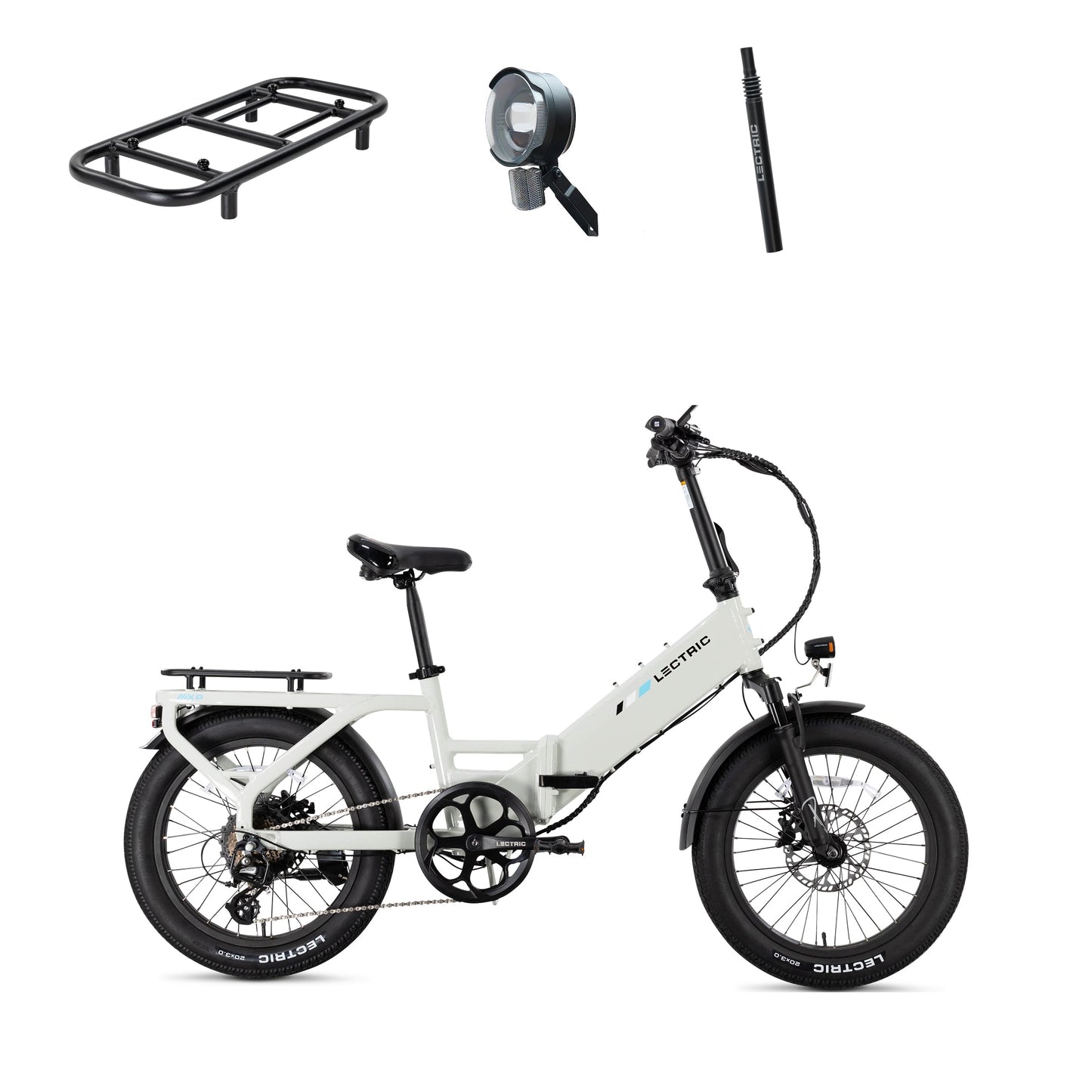 XP4 750 Step-Thru Stratus White + FREE LevelUp Rack, Bike Lock, Phone Mount, Elite Headlight, Suspension Seat Post ($505 Value) [CA]