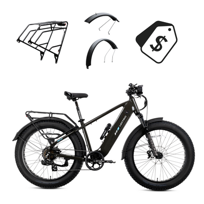 XPeak2 High-Step - $100 OFF + FREE Rear Rack, Fenders, Elite Headlight, Suspension Seat Post ($336 Value)