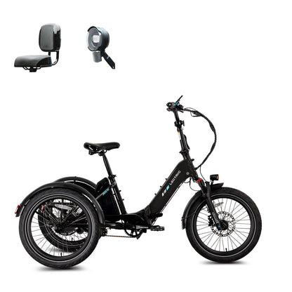 XP Trike2 Tempest Grey + FREE Support Seat, Elite Headlight, Suspension Seat Post ($367 Value) [CA]