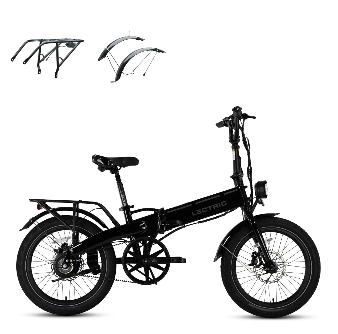 XP Lite2 JW Black Long-Range + FREE Rear Rack, Fenders, Elite Headlight, Suspension Seat Post ($496 Value) [CA]