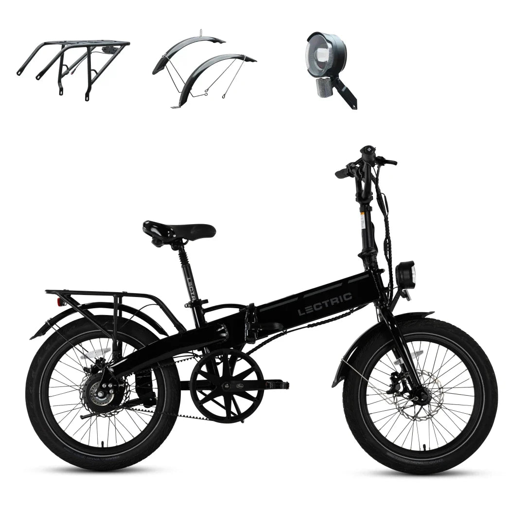 XP Lite2 JW Black Long-Range + FREE Rear Rack, Fenders, Elite Headlight, Suspension Seat Post ($496 Value) [CA]