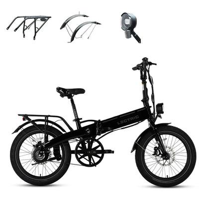 XP Lite2 JW Black Long-Range + FREE Rear Rack, Fenders, Elite Headlight, Suspension Seat Post ($496 Value) [CA]