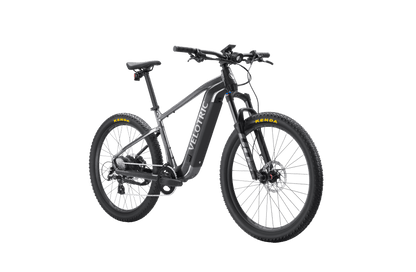 Velotric Summit 1 Ebike in Space Black front three-quarter view