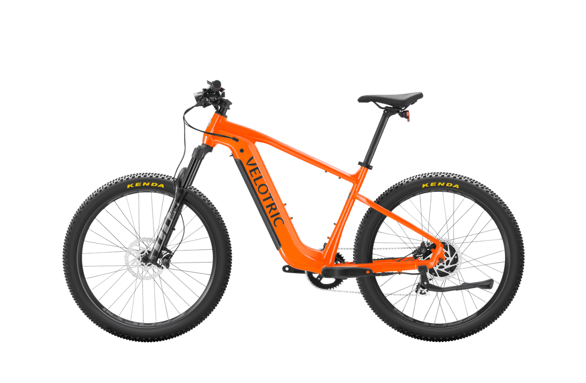 Velotric Summit 1 Ebike in Sunrise Orange left-side view