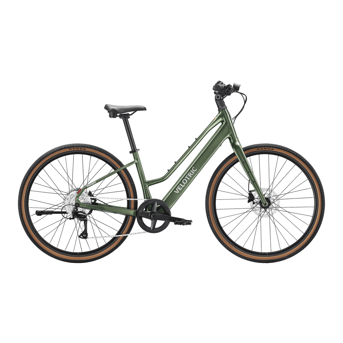 Velotric Tempo Ebike in Forest Evergreen right-side view