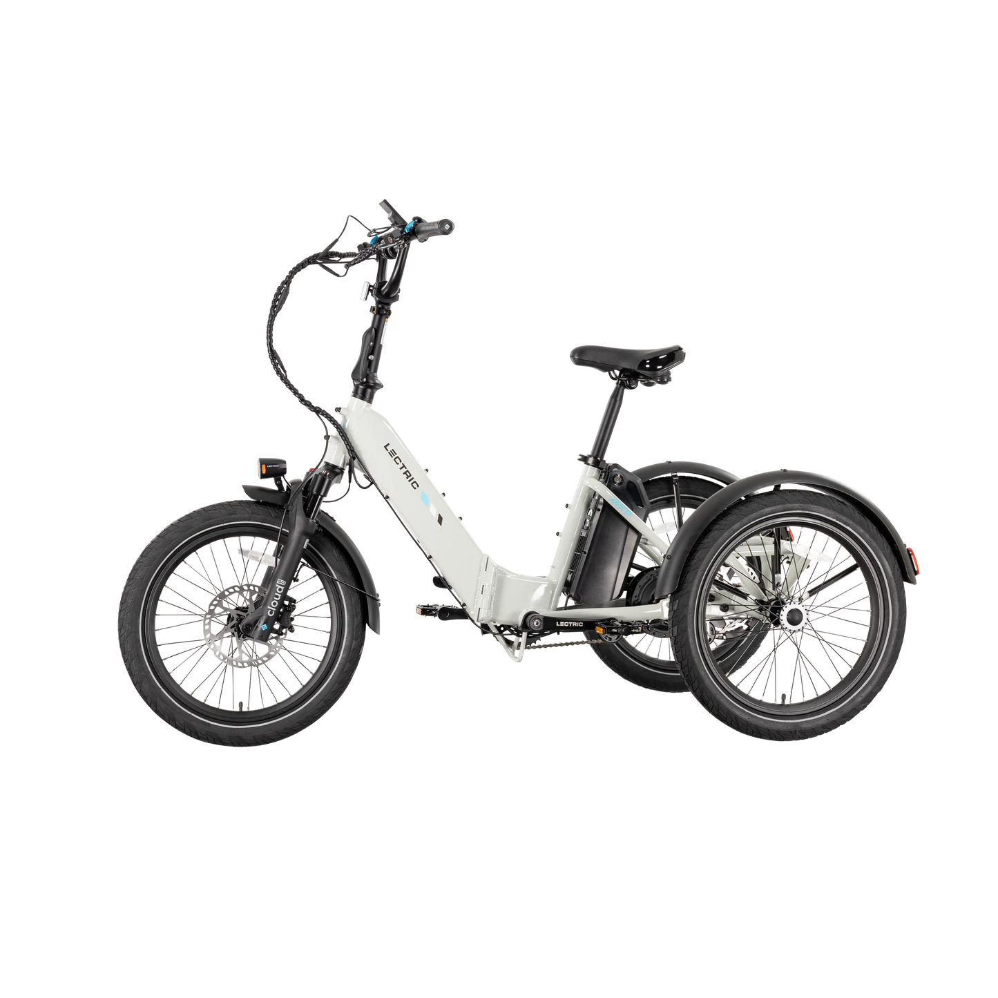 XP Trike2 Stratus White + FREE Support Seat, Elite Headlight, Suspension Seat Post ($257 Value)