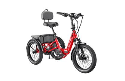 Velotric Triker Electric Tricycle in Cherry Crimson front view