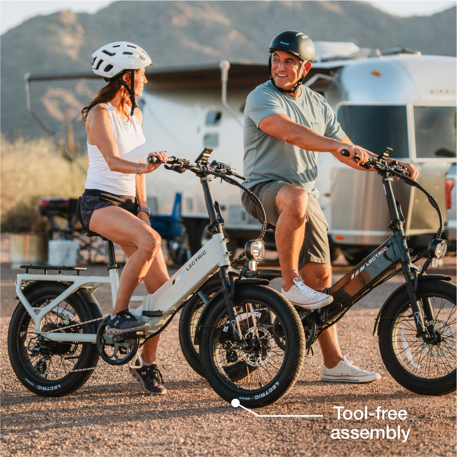 XP4 750 Step-Thru Stratus White + FREE LevelUp Rack, Bike Lock, Phone Mount, Elite Headlight, Suspension Seat Post ($505 Value) [CA]