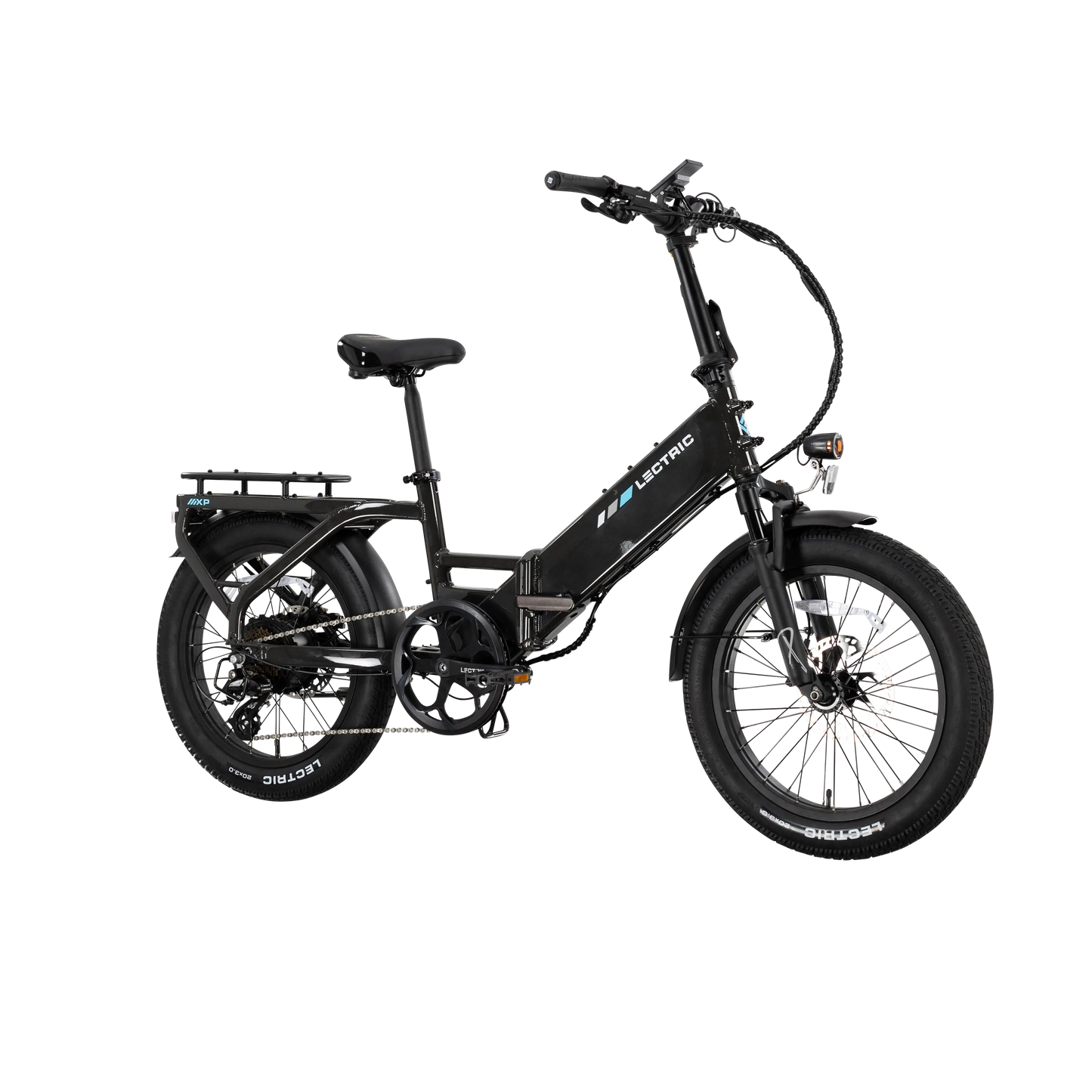 XP4 750 Step-Thru Tempest Grey + FREE LevelUp Rack, Suspension Seat Post, Elite Headlight, Bike Lock, Phone Mount ($365 Value)