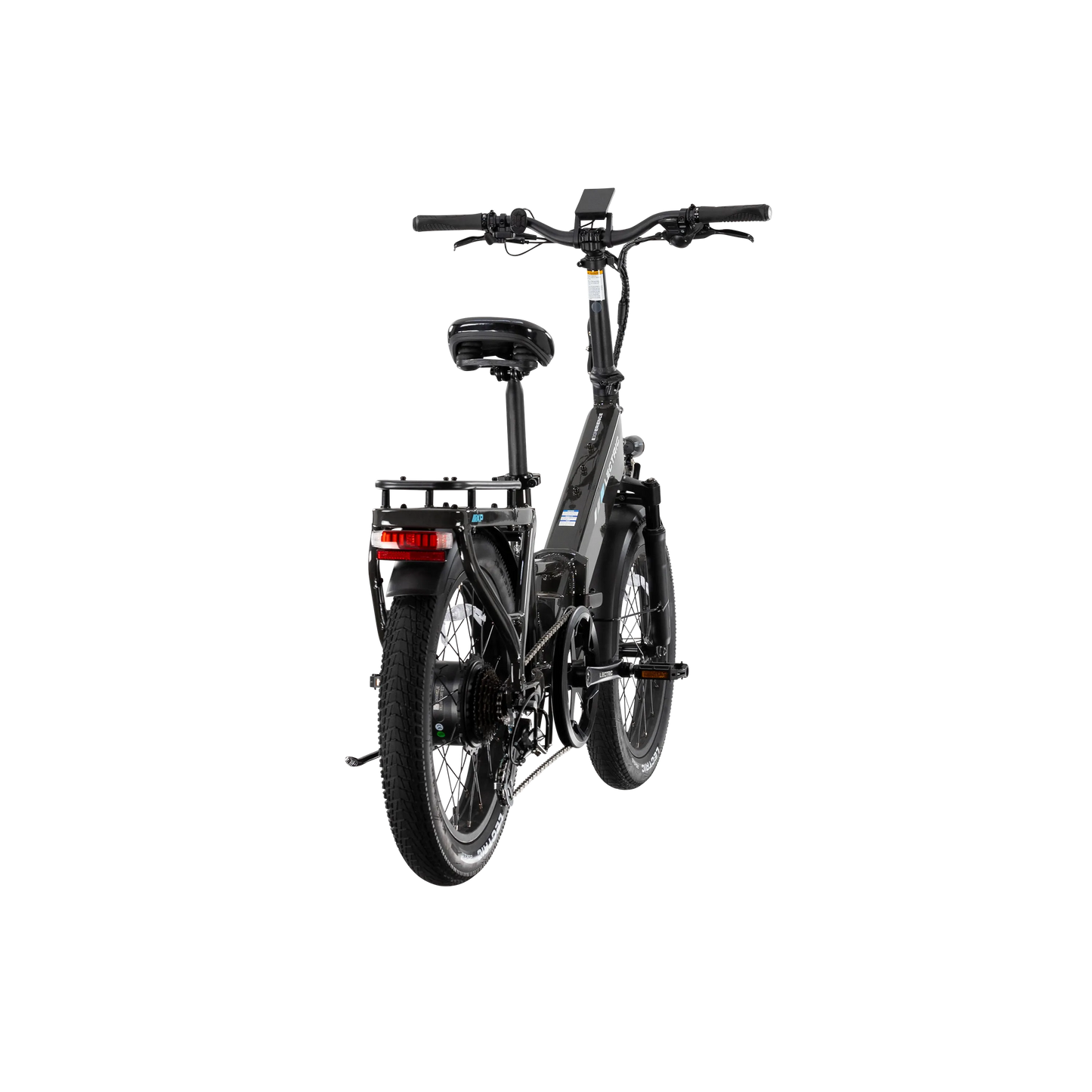 XP4 750 Step-Thru Tempest Grey + FREE LevelUp Rack, Suspension Seat Post, Elite Headlight, Bike Lock, Phone Mount ($365 Value)