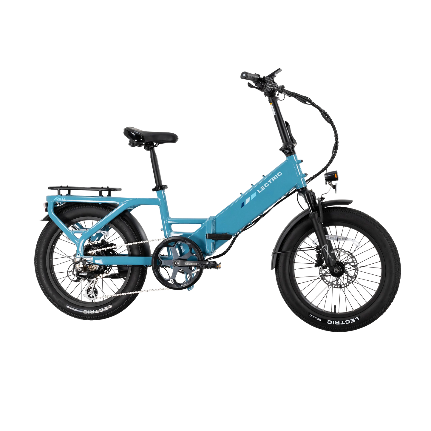 XP4 750 Step-Thru Raindrop Blue + FREE LevelUp Rack, Bike Lock, Phone Mount, Elite Headlight, Suspension Seat Post ($505 Value) [CA]