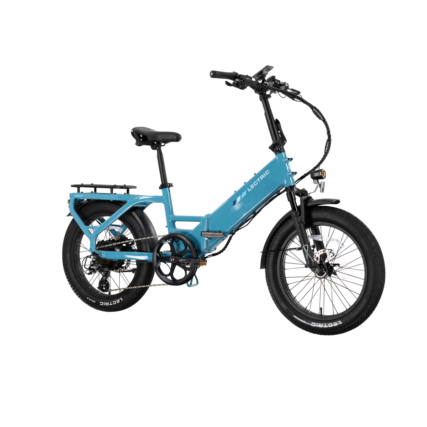 XP4 750 Step-Thru Raindrop Blue + FREE LevelUp Rack, Bike Lock, Phone Mount, Elite Headlight, Suspension Seat Post ($505 Value) [CA]