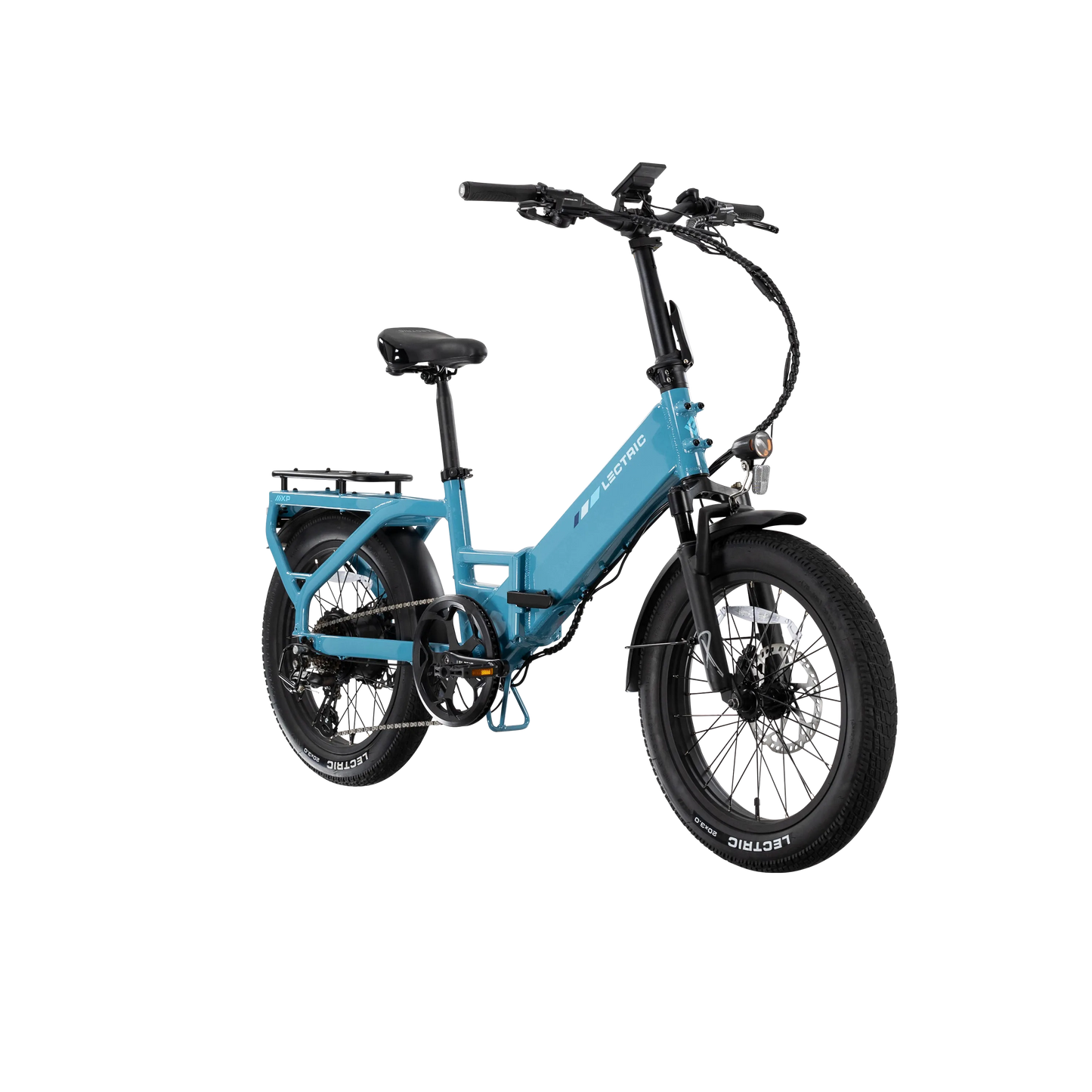 XP4 750 Step-Thru Raindrop Blue + FREE LevelUp Rack, Bike Lock, Phone Mount, Elite Headlight, Suspension Seat Post ($505 Value) [CA]