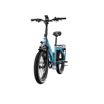 XP4 750 Step-Thru Raindrop Blue + FREE LevelUp Rack, Bike Lock, Phone Mount, Elite Headlight, Suspension Seat Post ($505 Value) [CA]