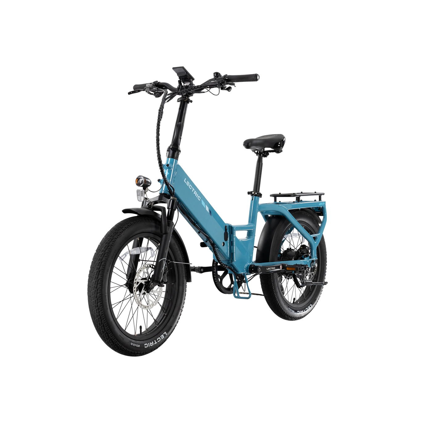 XP4 750 Step-Thru Raindrop Blue + FREE LevelUp Rack, Bike Lock, Phone Mount, Elite Headlight, Suspension Seat Post ($505 Value) [CA]