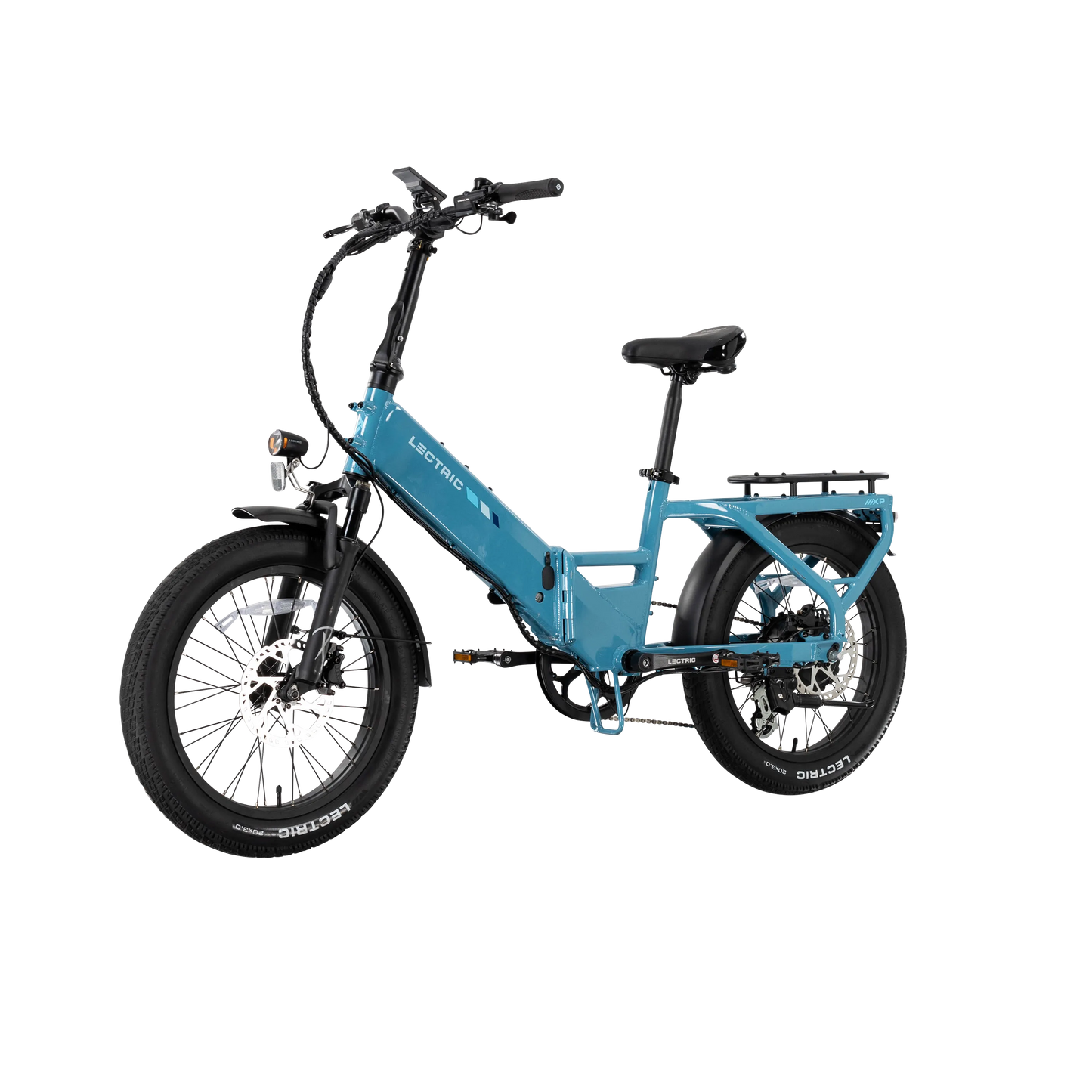 XP4 750 Step-Thru Raindrop Blue + FREE LevelUp Rack, Phone Mount, Suspension Seat Post, Elite Headlight, Bike Lock ($365 Value)
