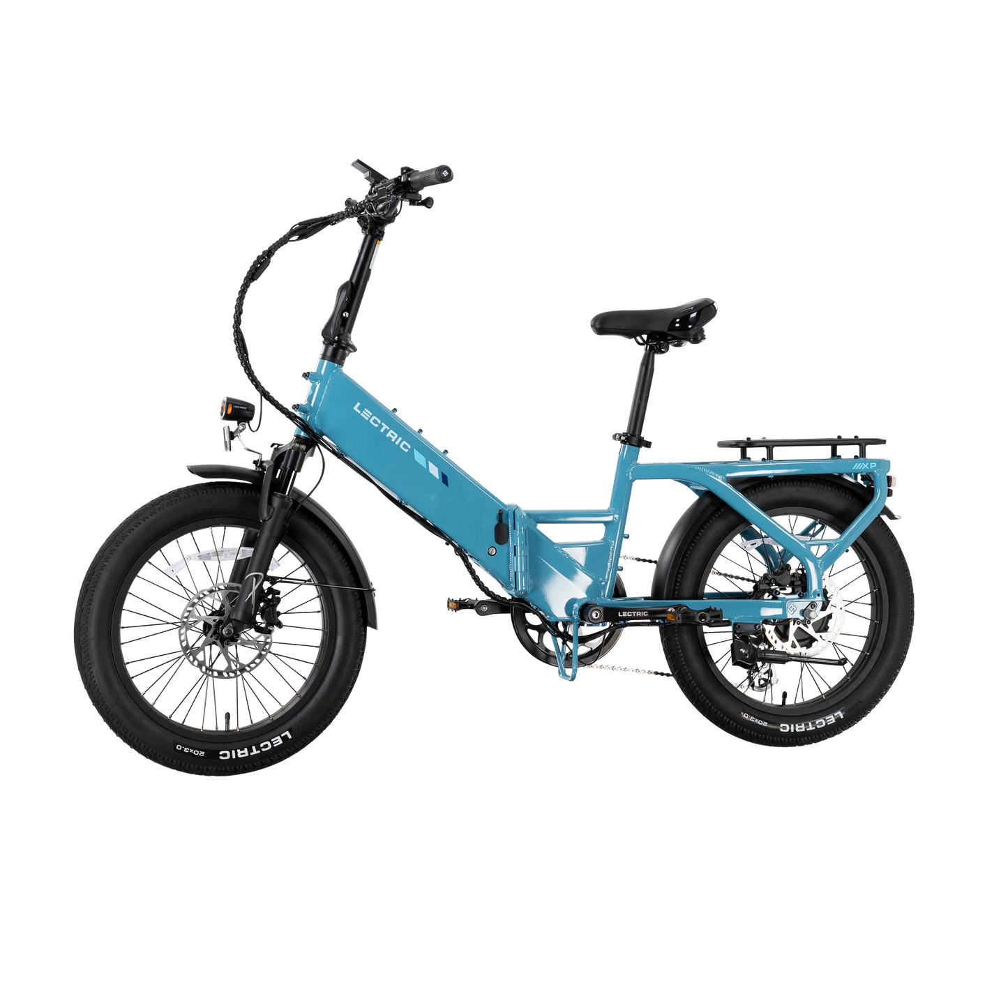 XP4 750 Step-Thru Raindrop Blue + FREE LevelUp Rack, Phone Mount, Suspension Seat Post, Elite Headlight, Bike Lock ($365 Value)