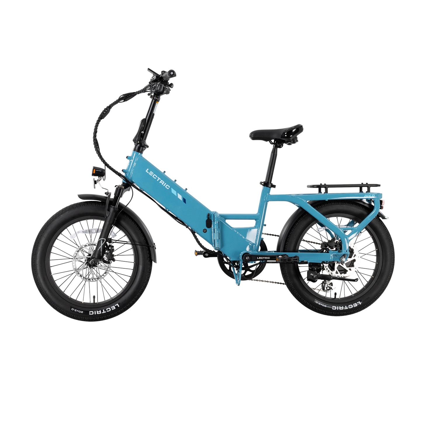XP4 750 Step-Thru Raindrop Blue + FREE LevelUp Rack, Bike Lock, Phone Mount, Elite Headlight, Suspension Seat Post ($505 Value) [CA]