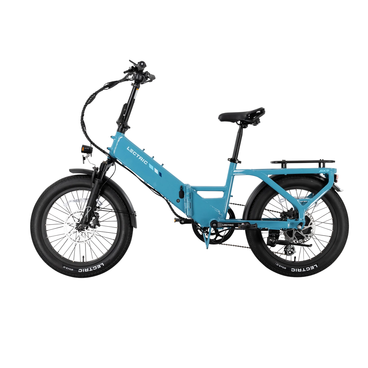 XP4 750 Step-Thru Raindrop Blue + FREE LevelUp Rack, Bike Lock, Phone Mount, Elite Headlight, Suspension Seat Post ($505 Value) [CA]