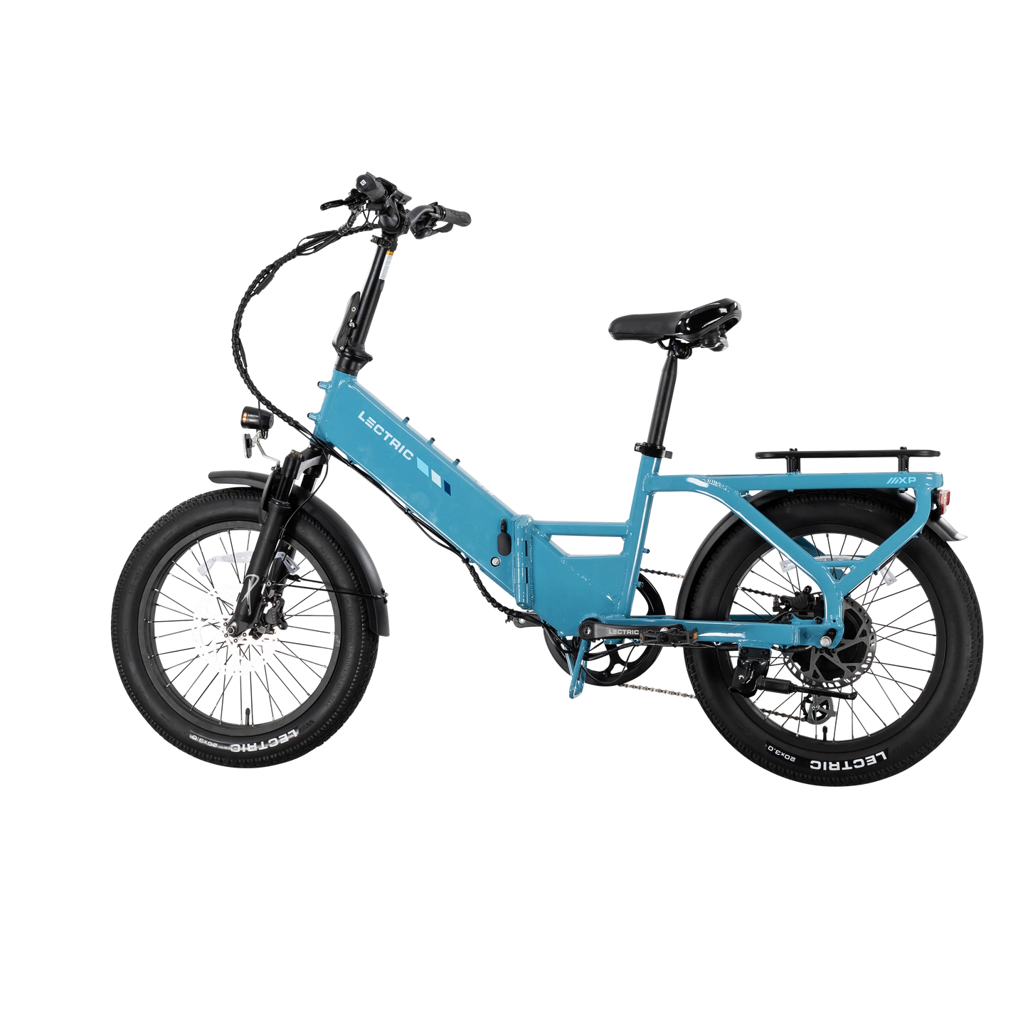 XP4 750 Step-Thru Raindrop Blue + FREE LevelUp Rack, Bike Lock, Phone Mount, Elite Headlight, Suspension Seat Post ($505 Value) [CA]