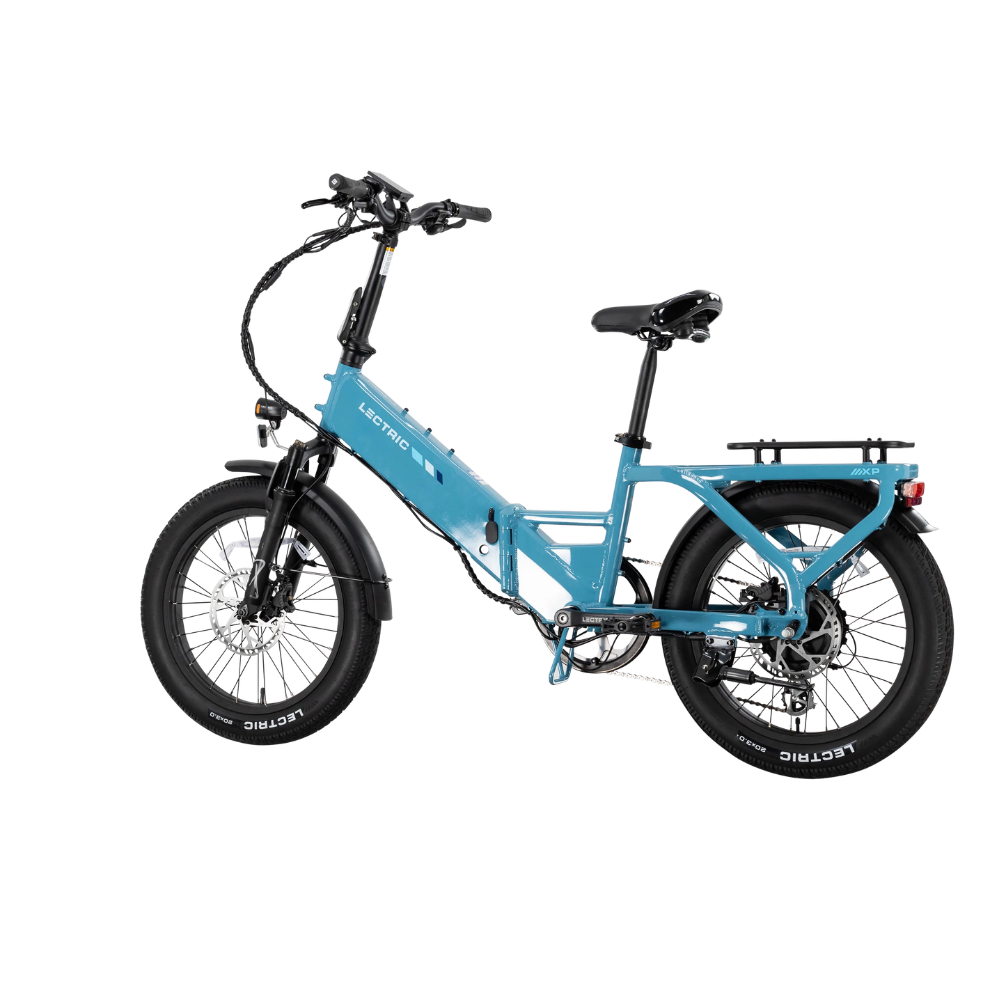 XP4 750 Step-Thru Raindrop Blue + FREE LevelUp Rack, Phone Mount, Suspension Seat Post, Elite Headlight, Bike Lock ($365 Value)