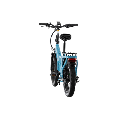 XP4 750 Step-Thru Raindrop Blue + FREE LevelUp Rack, Phone Mount, Suspension Seat Post, Elite Headlight, Bike Lock ($365 Value)